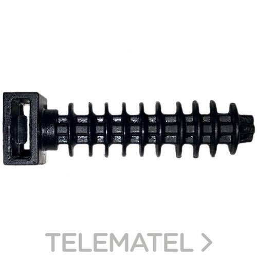 Taco para brida 8x45mm, negro T0845, sujeción rápida, M8, nylon poliamida, PA poliamida, PA - OBO-BETTERMANN 2351714