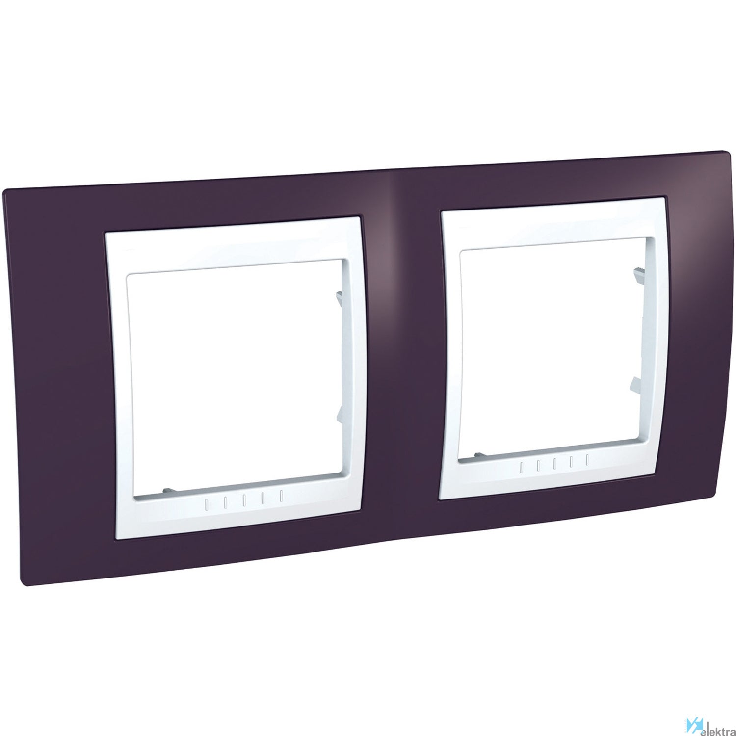 Marco 2 plus elem horizontal granate Schneider Electric U6.004.872