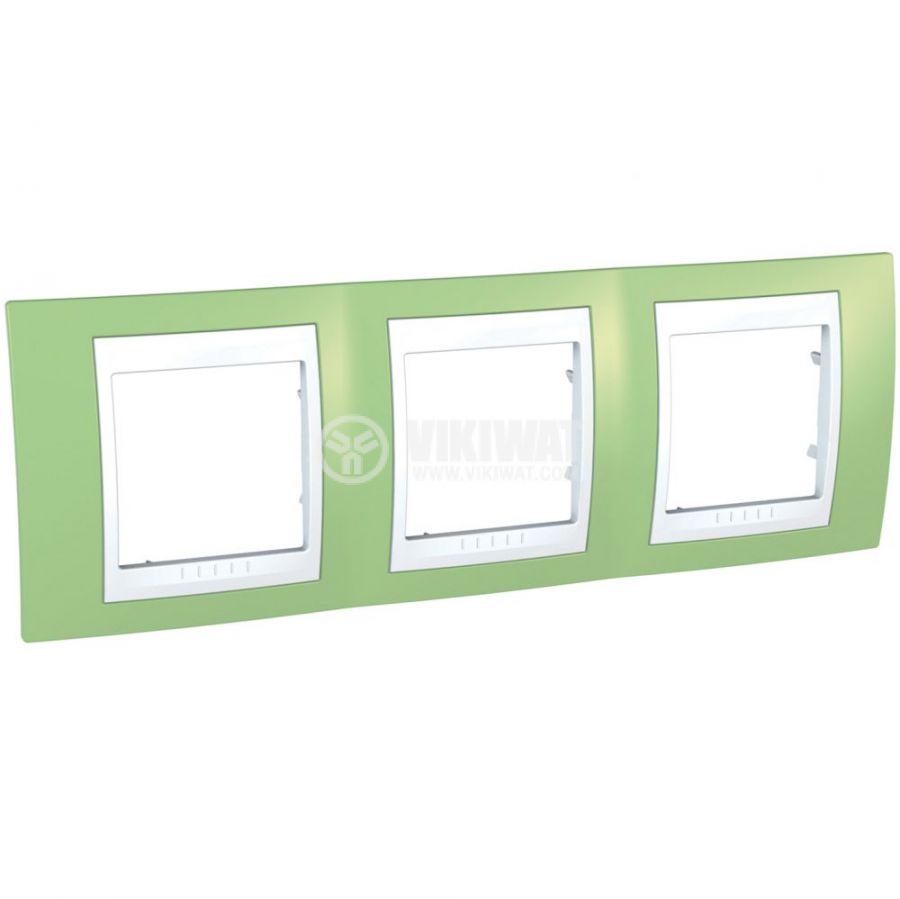 Marco 3 elementos verde manzana polar Schneider Electric MGU6.006.863
