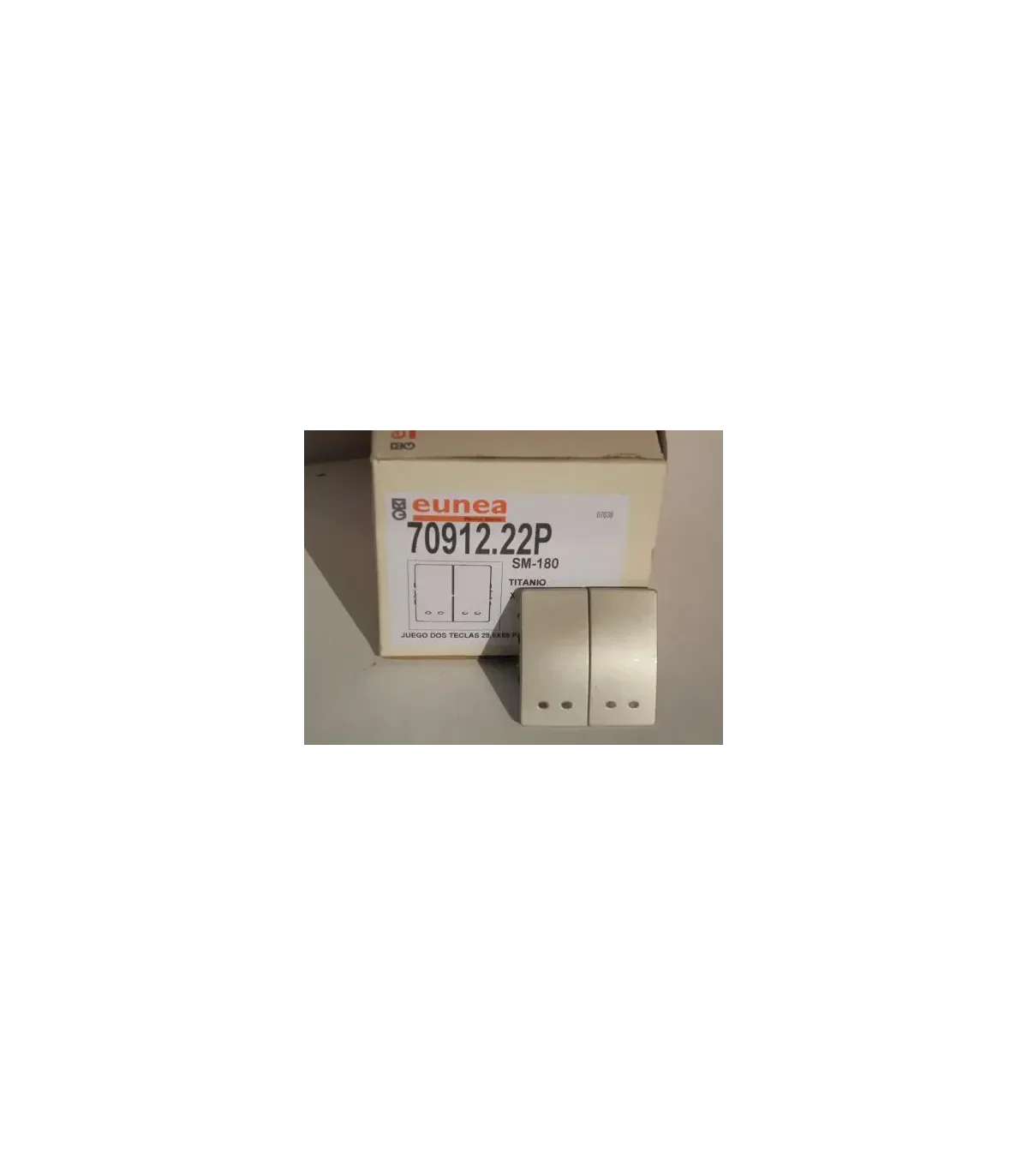 Juego dos teclas 29,5 x 59 piloto titani Schneider Electric 709122.2P