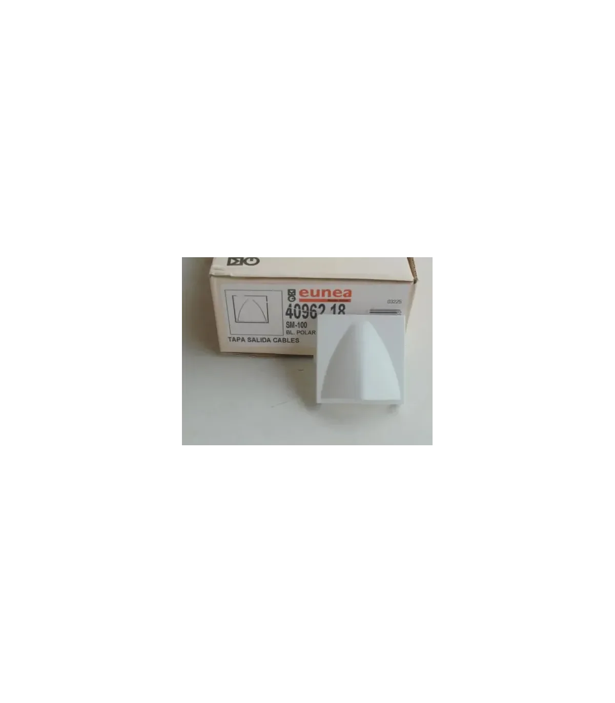 Tapa salida de cables blanco polar sm100 Schneider Electric 40962.18
