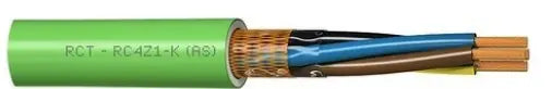 Cable apantallado RCT RC4Z1-K (AS) 2x1,5 mm² verde, rollo 100 m – Ref. 8302015095