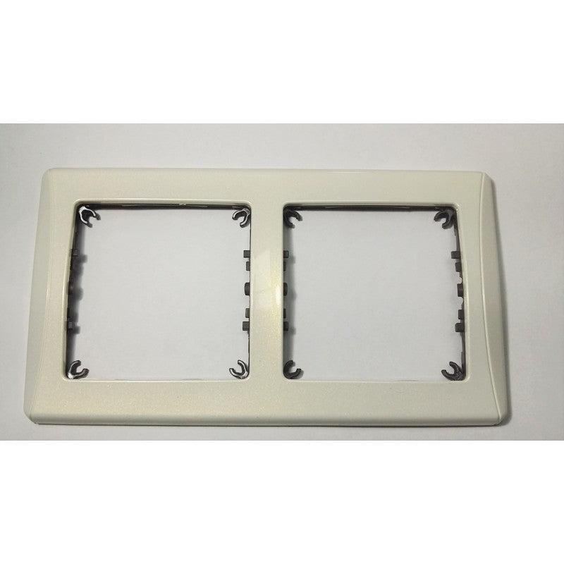 Marco 2 elementos monobloc com nacar Schneider Electric 70409.75