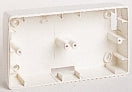 Caja de superficie Eunea SM 180 de 2 elementos marfil 70974.25