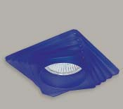 Aro fijo cristal cuadrado azul cobalto AIMUR 1026-07