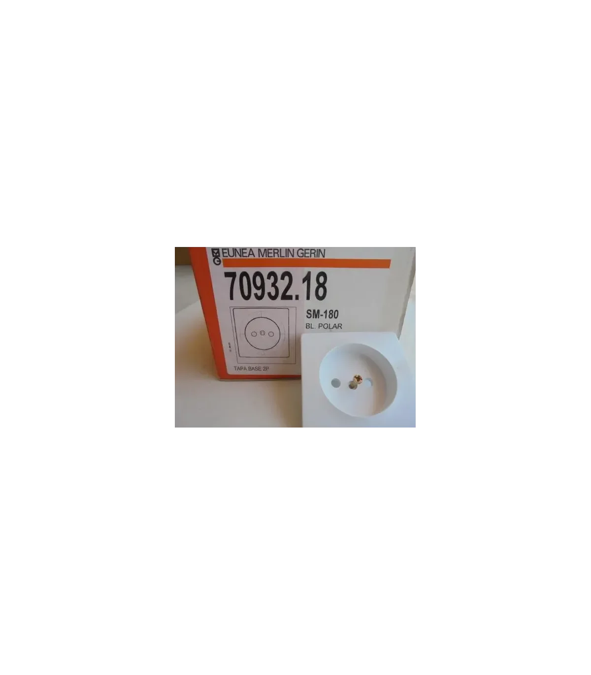 Tapa base 2p blanco polar Schneider Electric 70932.18