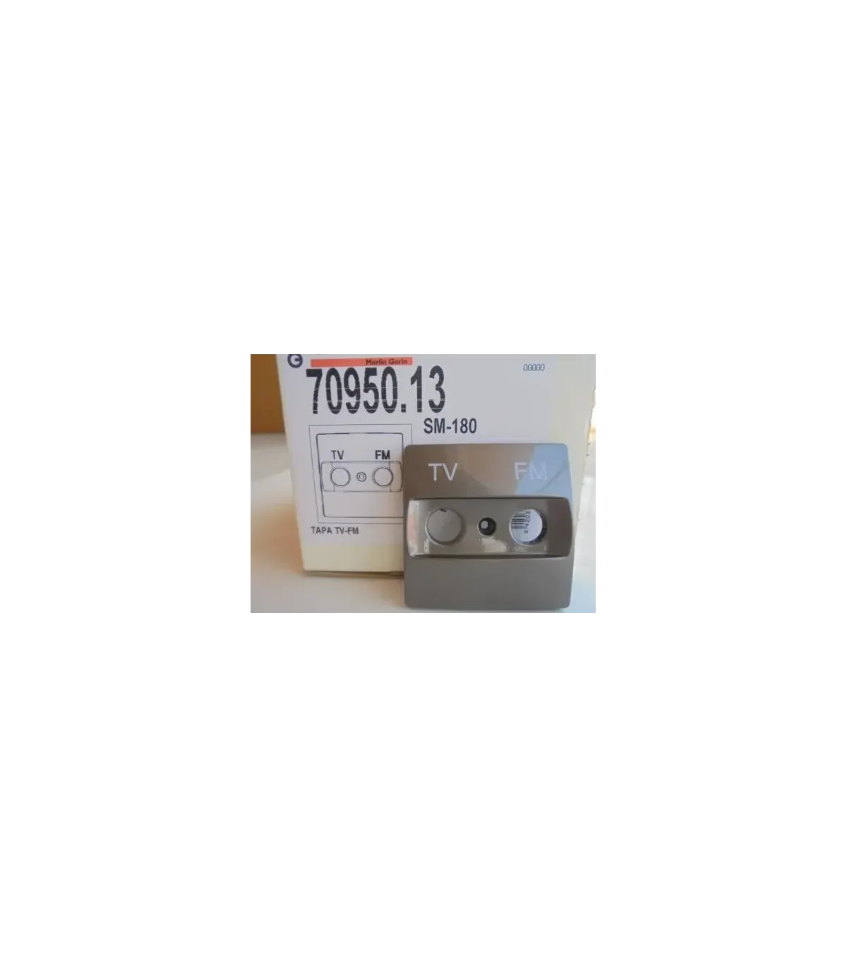 Tapa tv-fm bronce Schneider Electric 70950.13