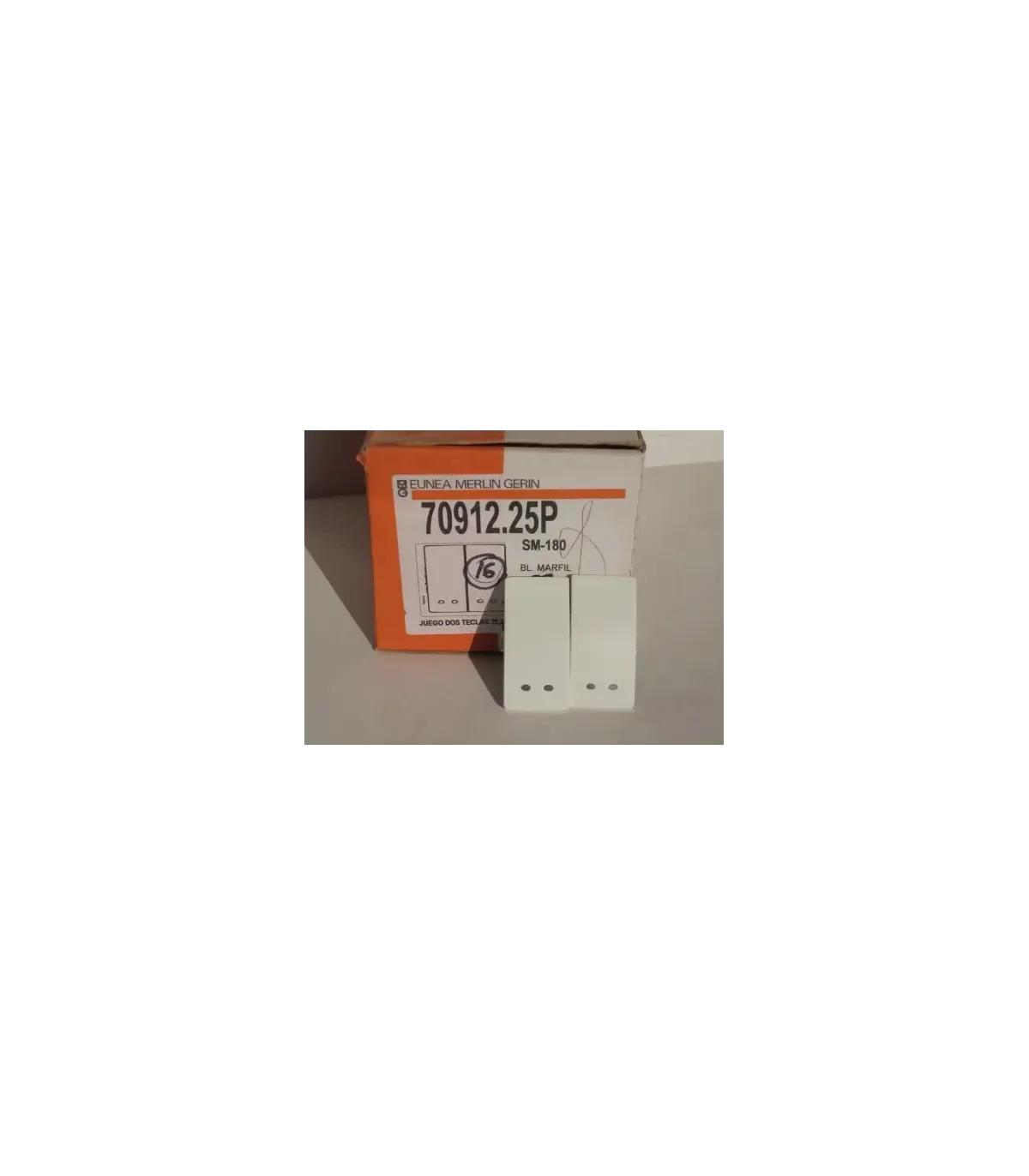 Juego dos teclas 29.5x59 piloto Schneider Electric 709122.5P