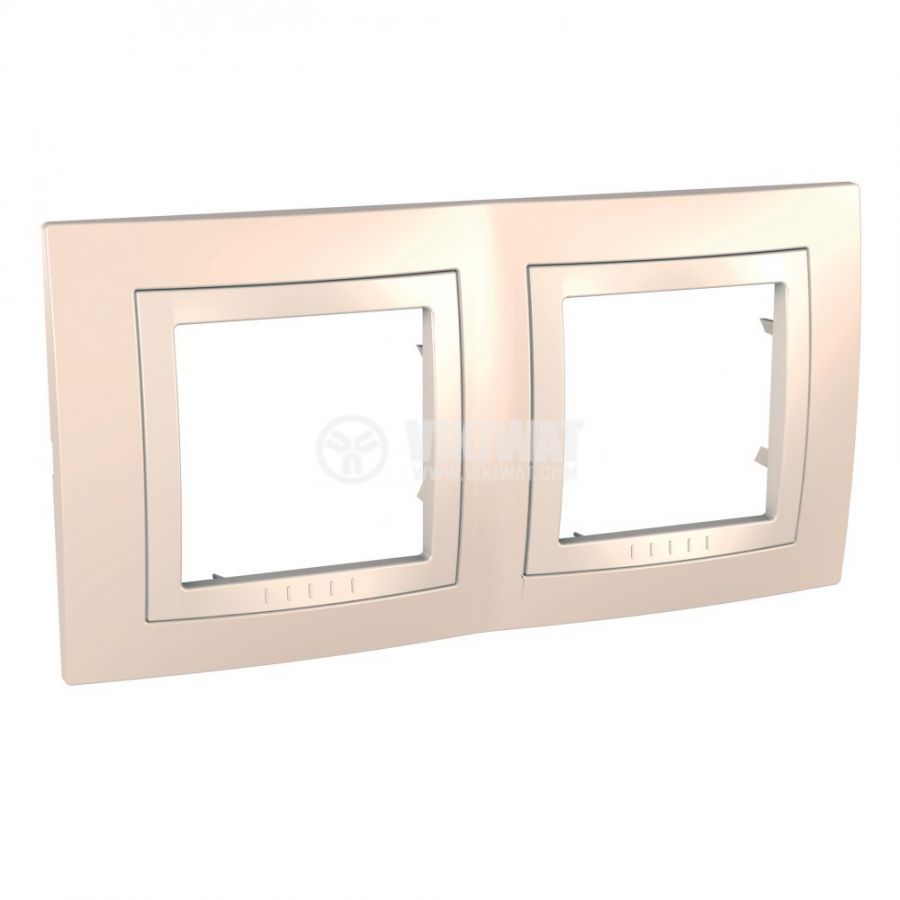 Marco 2 elementos crema-marfil Schneider Electric MGU2.004.559