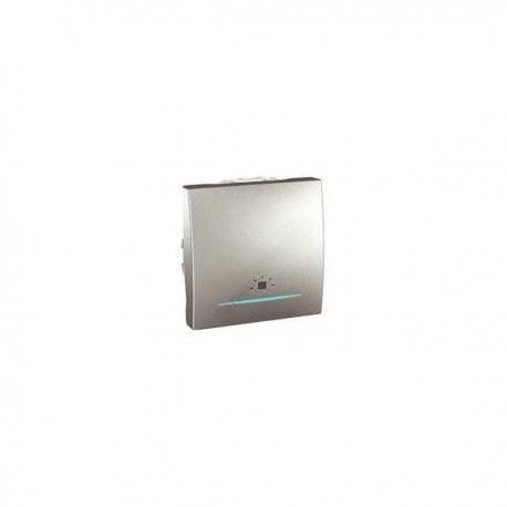 Pulsador luz piloto aluminio Schneider Electric u320630ln