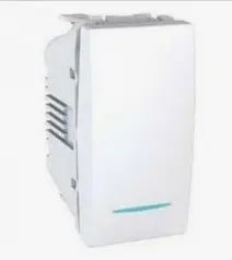Conmutador c/piloto loc nocturna marfil – Schneider Electric, ref. U3.103.25N