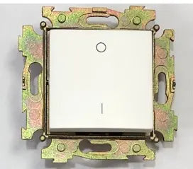 Interruptor bipolar 10a-250v blanco pola – Schneider Electric, ref. 40102.18