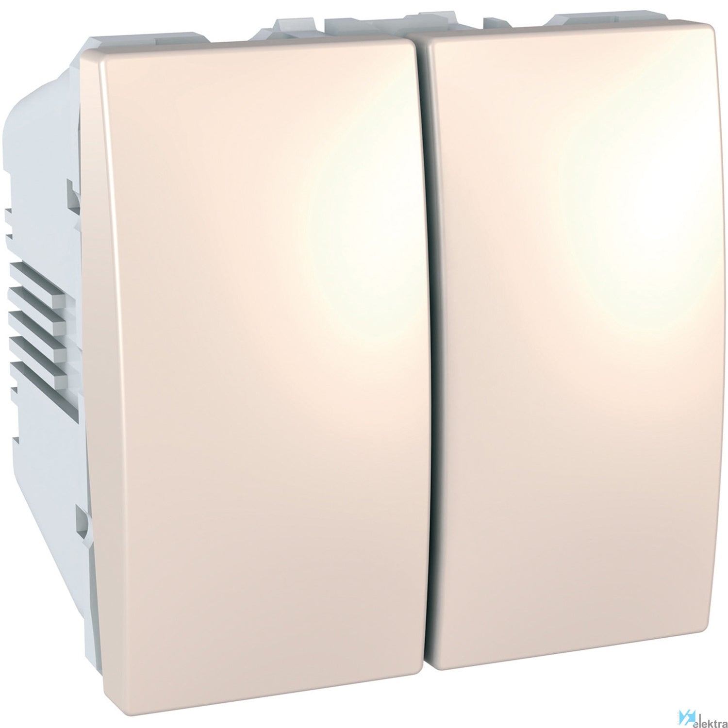 Doble interruptor marfil Schneider Electric U3.211.25