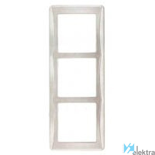 Marco 3 elem vert+embellecedor plata/alu Schneider Electric 70457.29