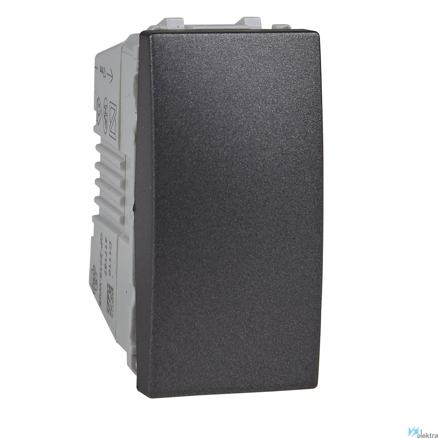 Interruptor grafito (unica mecanismos me Schneider Electric U3.101.12