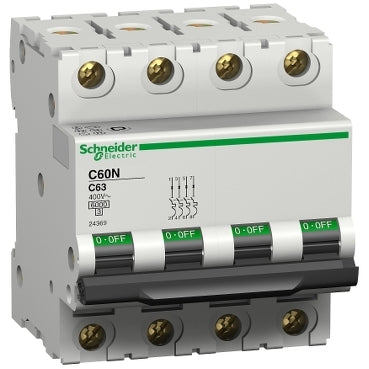 C60n "c" 4p 10a Schneider Electric Schneider Electric 24362