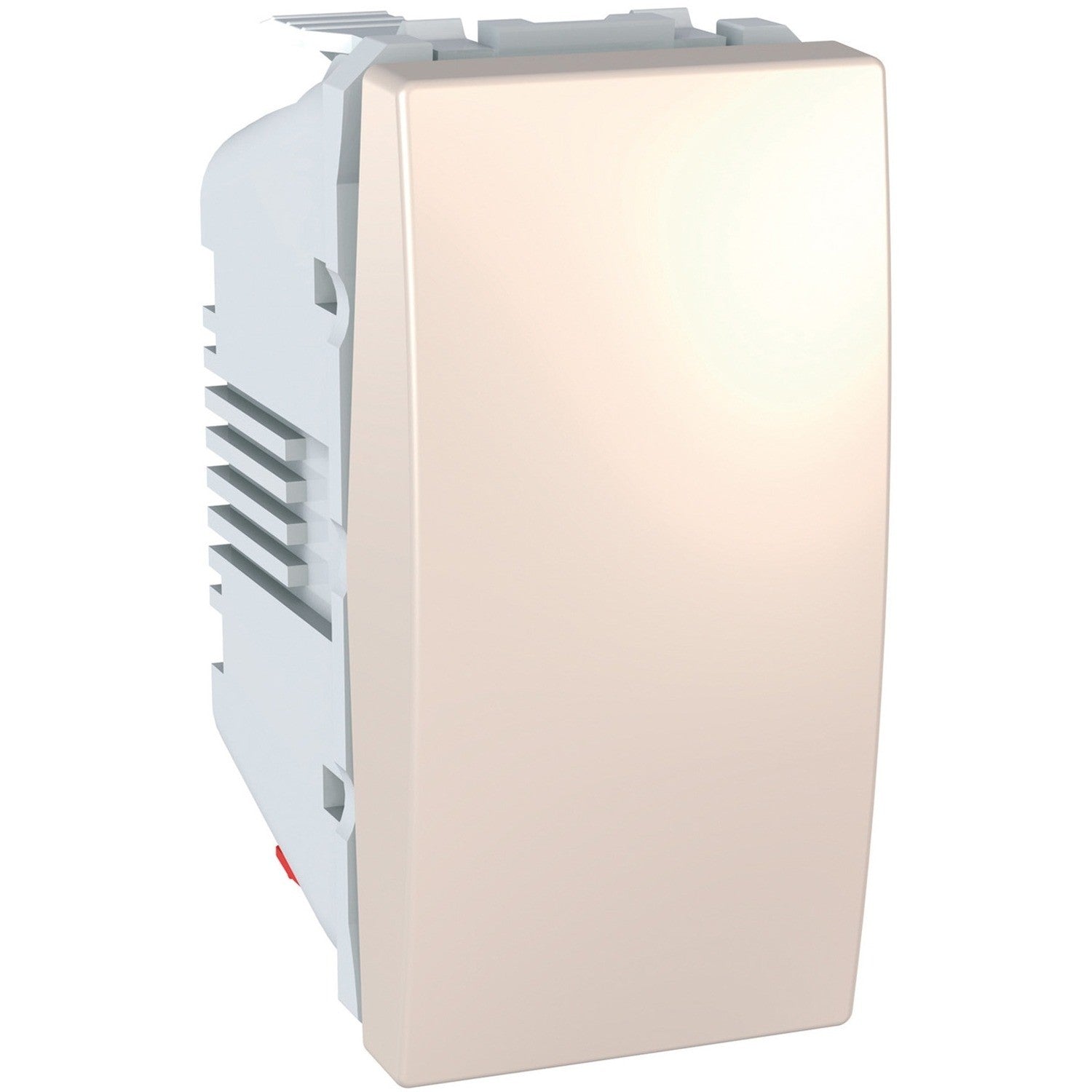Cruzamiento estrecho marfil Schneider Electric Unica