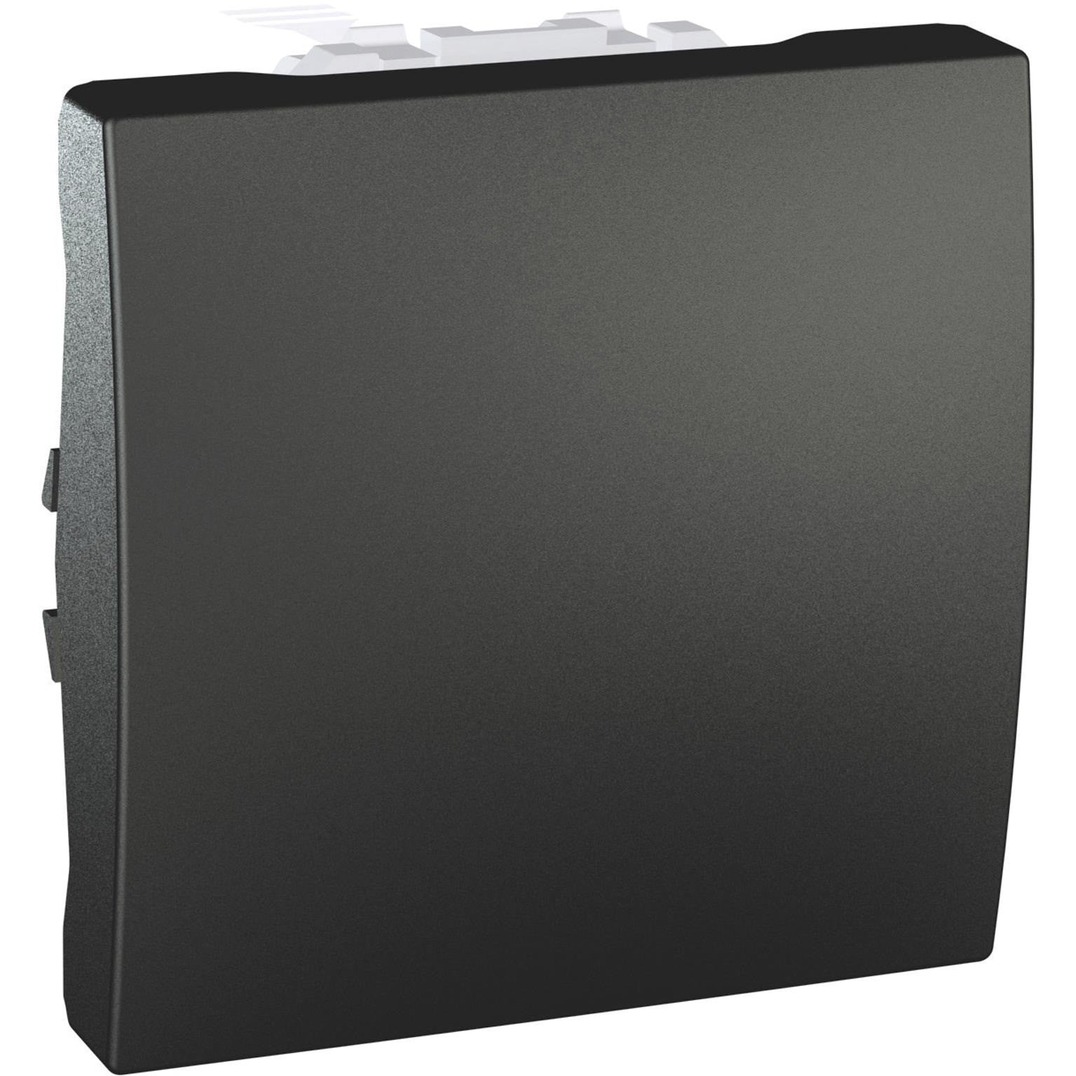 Pulsador grafito Schneider Electric Unica Top