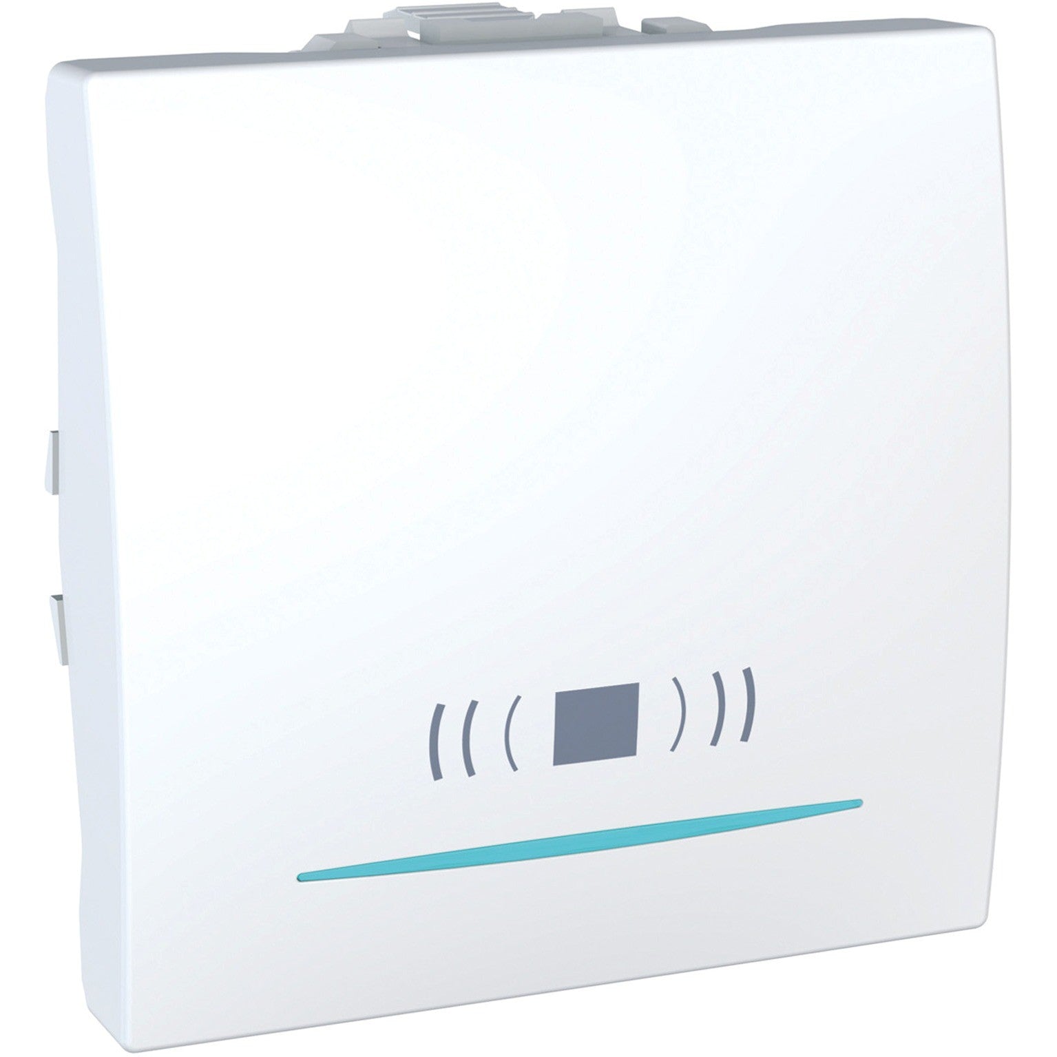 Pulsador de timbre blanco con piloto Schneider Electric Unica