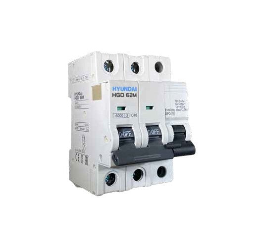 Protector contra sobretensiones Hyundai Electric ST-2P40 con IGA de 40 A