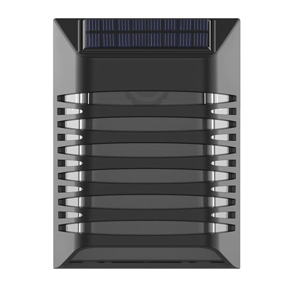 Aplique LED solar Atmoss AT-120-90 negro rectangular