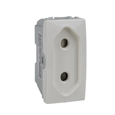 Base de enchufe 2P Schneider Unica marfil