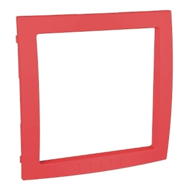 Embellecedor Schneider Unica Colors rojo
