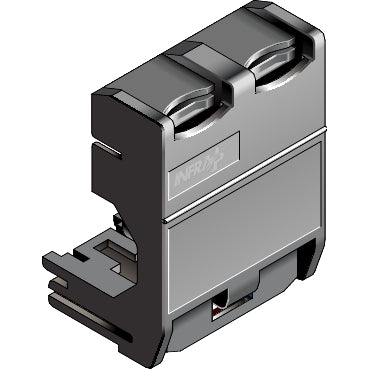 Obturador ciego de 2 puertos Schneider Multiplus negro