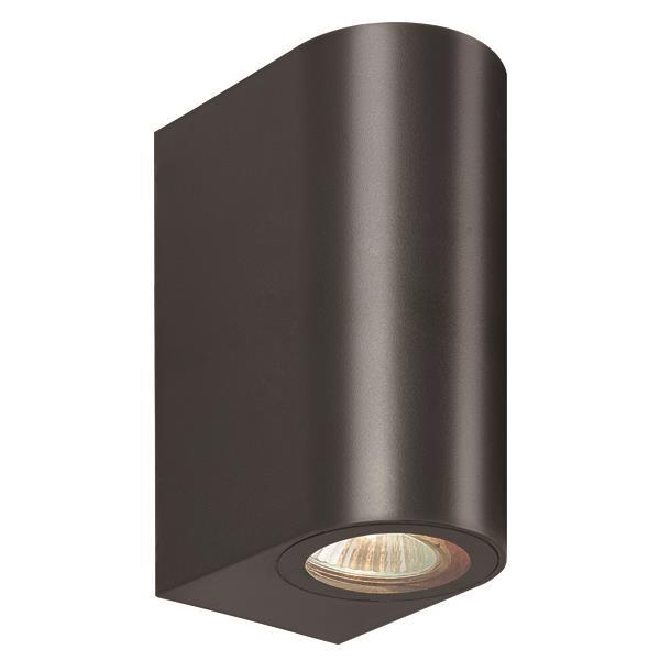 Aplique de pared Doppelt R2 negro