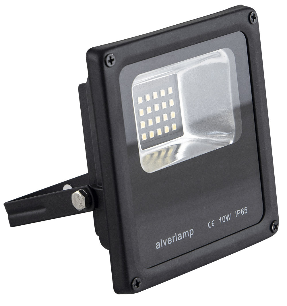 Proyector LED 10 W negro Alverlamp