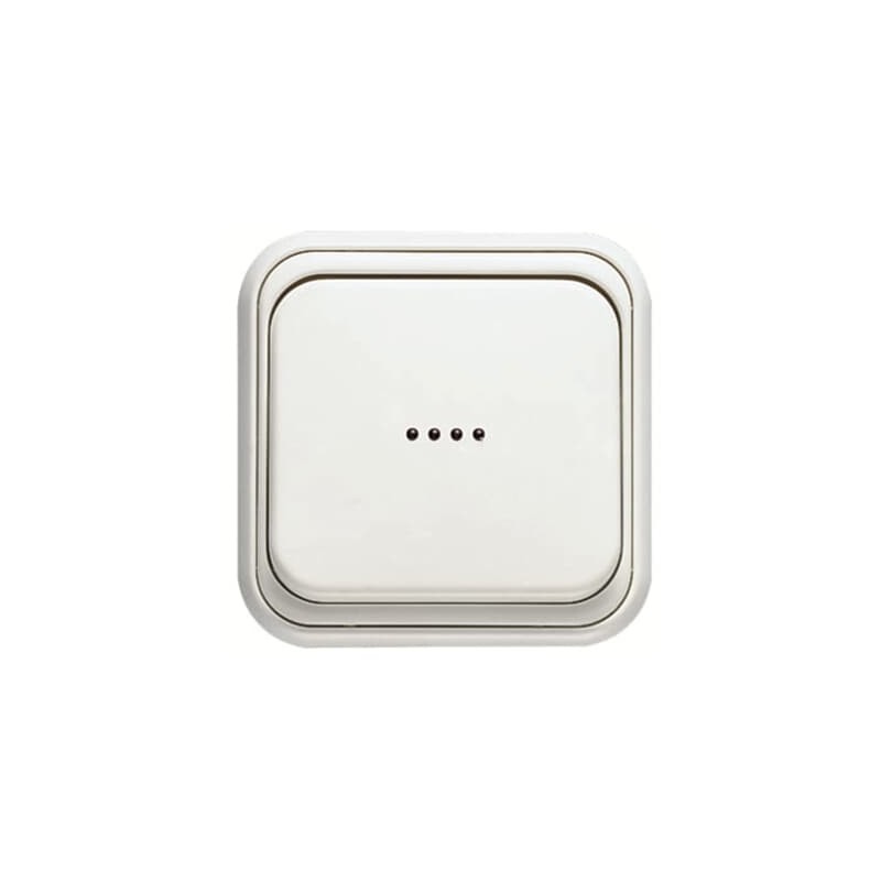 Interruptor con visor Niessen Over blanco