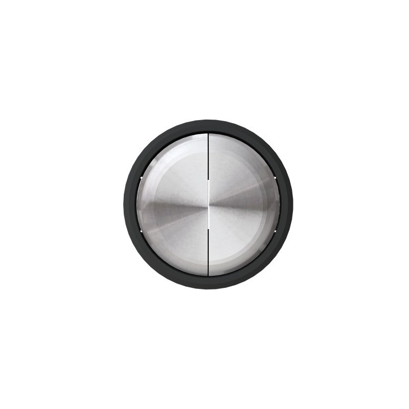 Tecla doble Niessen Sky Moon cristal negro
