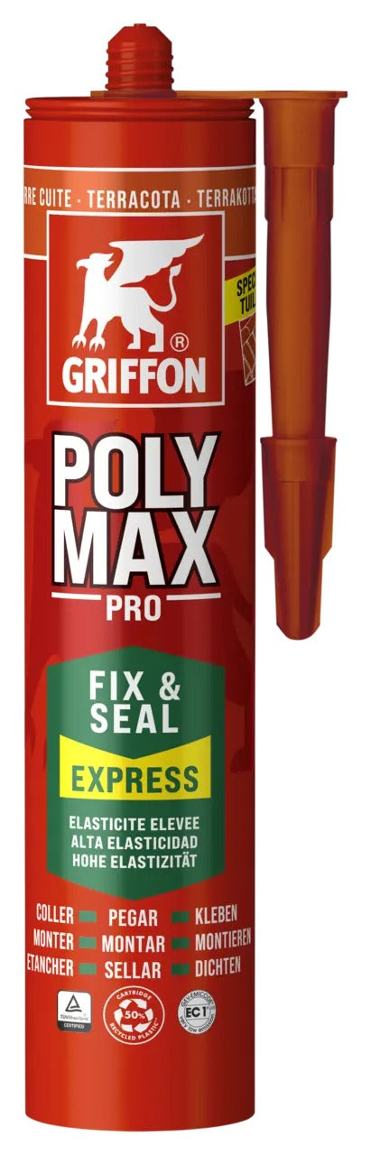 Adhesivo sellador Griffon Poly Max terracota
