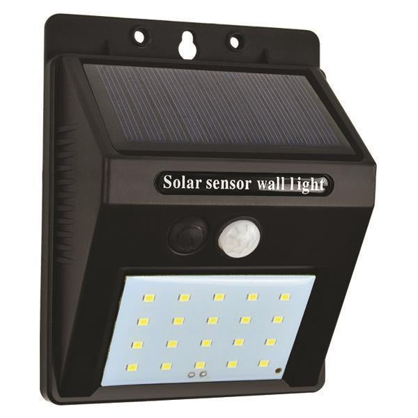 Aplique solar de pared Aimur con sensor de movimiento