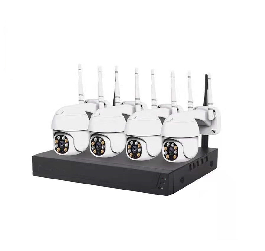 Kit de cámaras de vigilancia wifi Atmoss de 4 canales