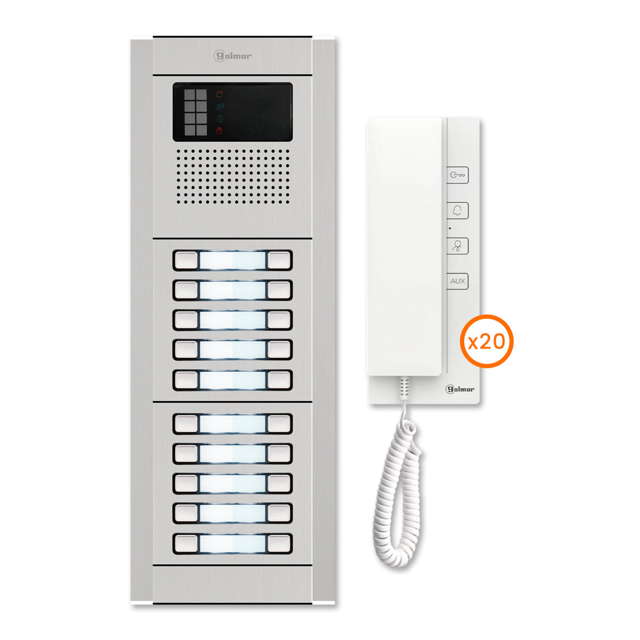 Kit de portero para edificio Golmar Nexa N4220/T-520