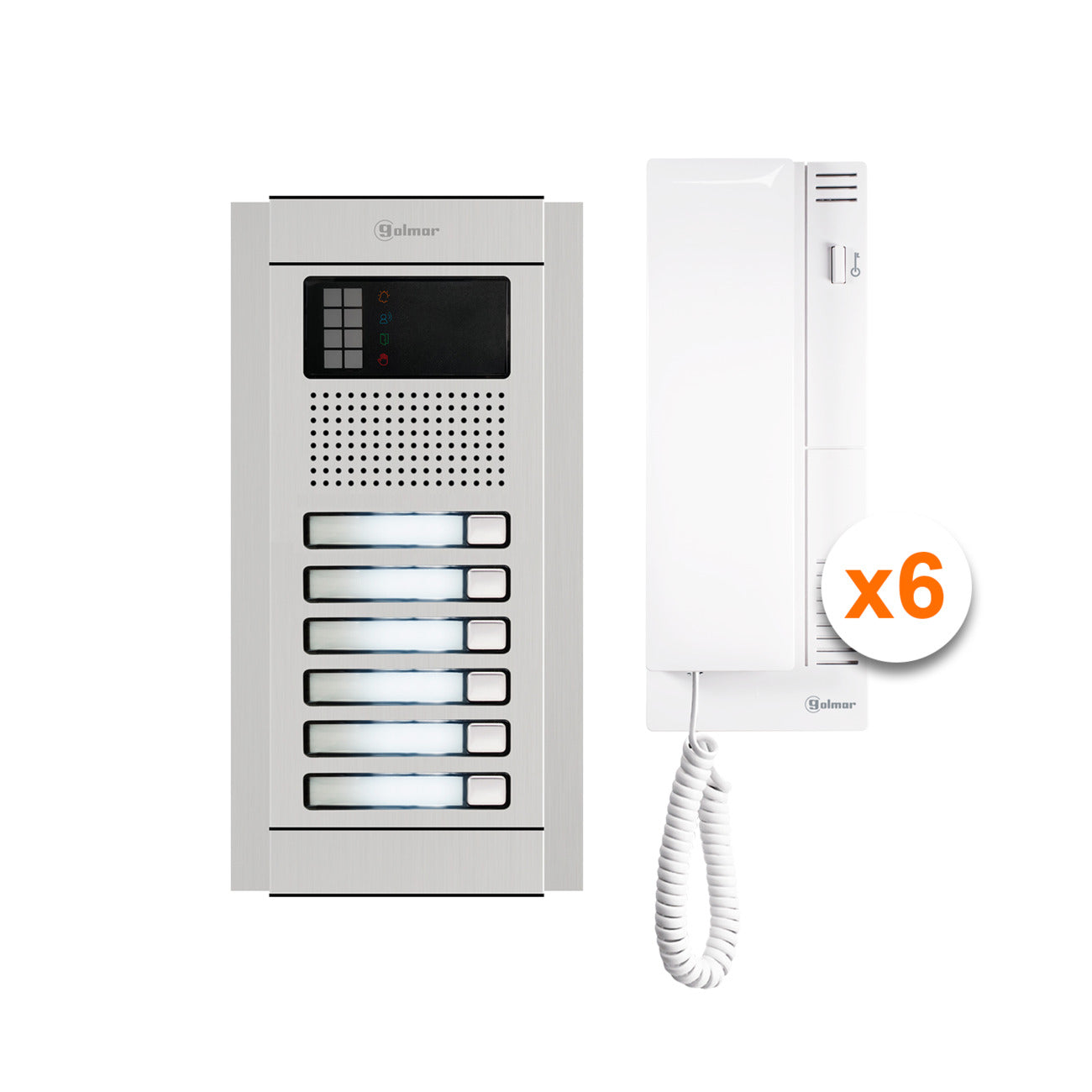 Kit de portero para edificio Golmar Nexa N4160/T-500