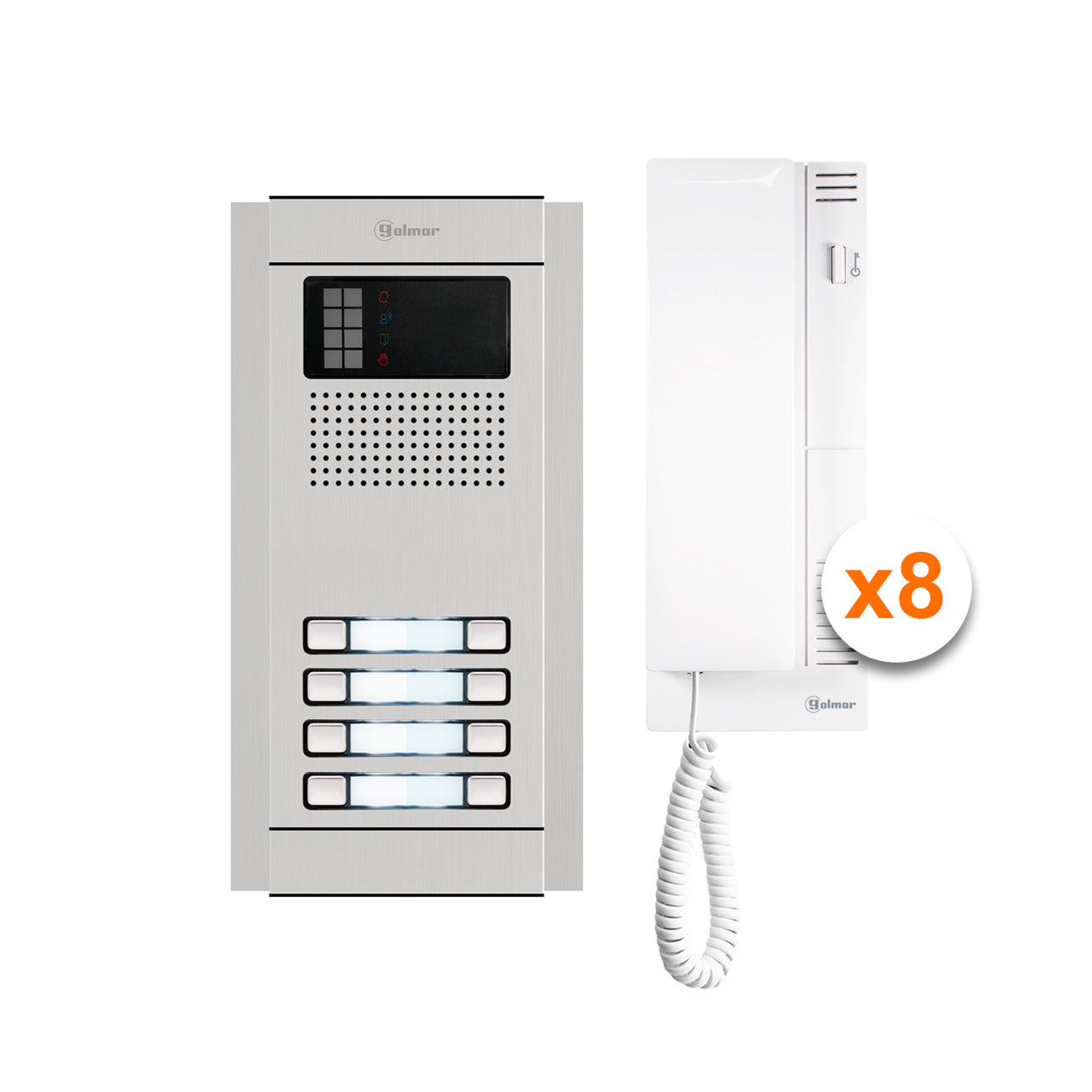 Kit de portero para edificio Golmar Nexa N4280/T-500