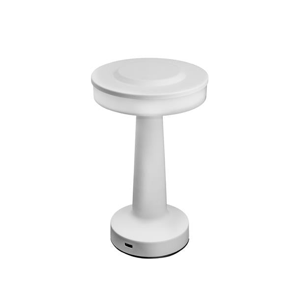 Lámpara de mesa recargable Aimur Twilight blanca