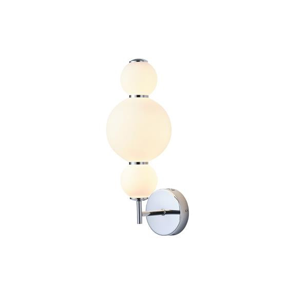 Aplique de pared Aimur Blossom blanco opal
