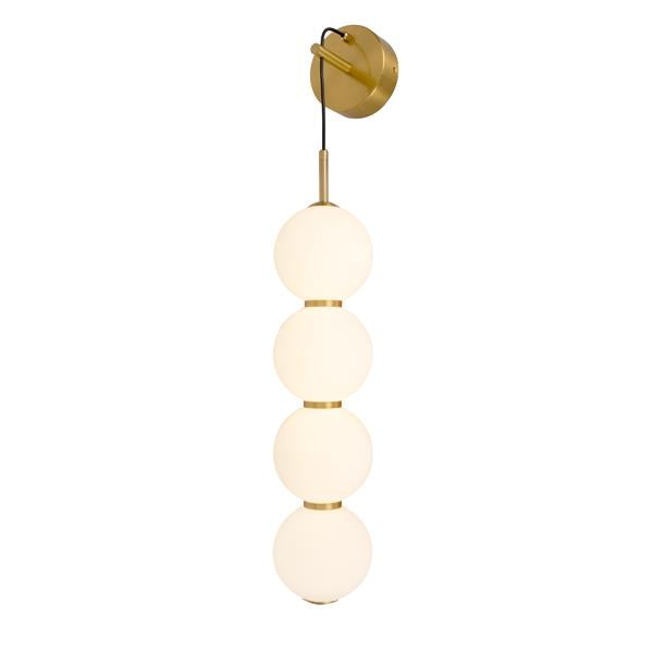 Aplique de pared Aimur Trea de 4 globos