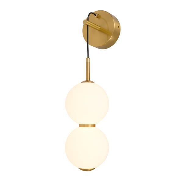 Aplique de pared Aimur Trea de 2 globos
