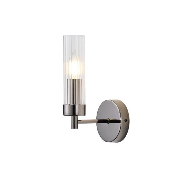 Aplique de pared Aimur Viny cromo negro