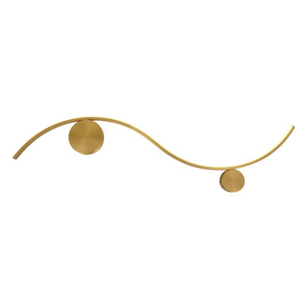 Aplique de pared Aimur Welle latón de 99 cm