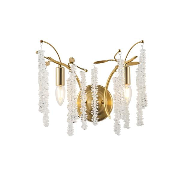 Aplique de pared Aimur Dynasty de 2 luces