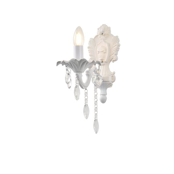 Aplique de pared Aimur Jewel blanco