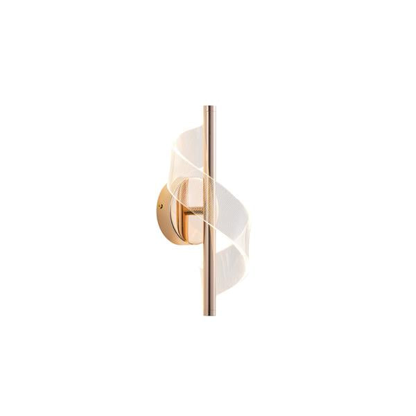 Aplique de pared Aimur Silk dorado