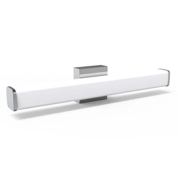 Aplique de baño Aimur Palm cuadrado cromado