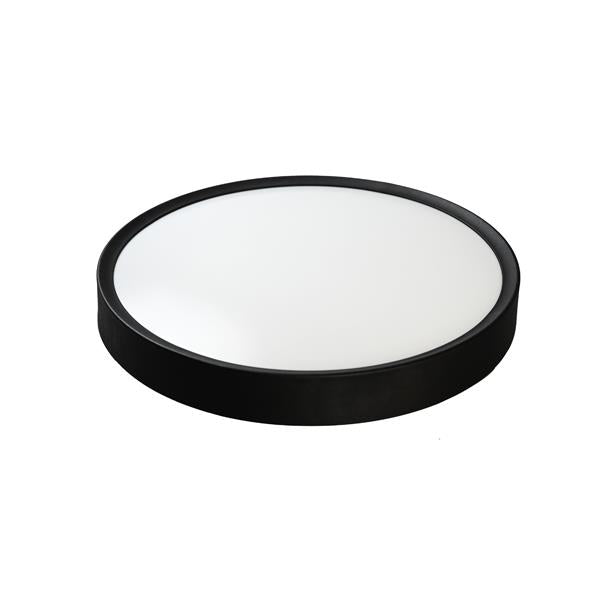 Plafón de techo Aimur Moonlight negro Ø370 mm