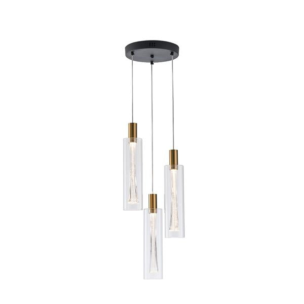 Lámpara colgante Aimur Vial de 3 luces